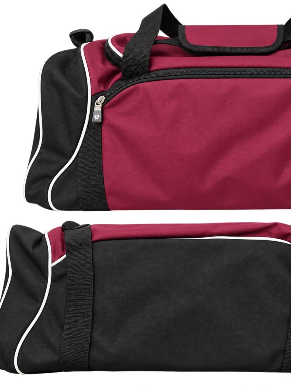 Holloway League Duffel Bag – Maroon/Black/White – New/Unused